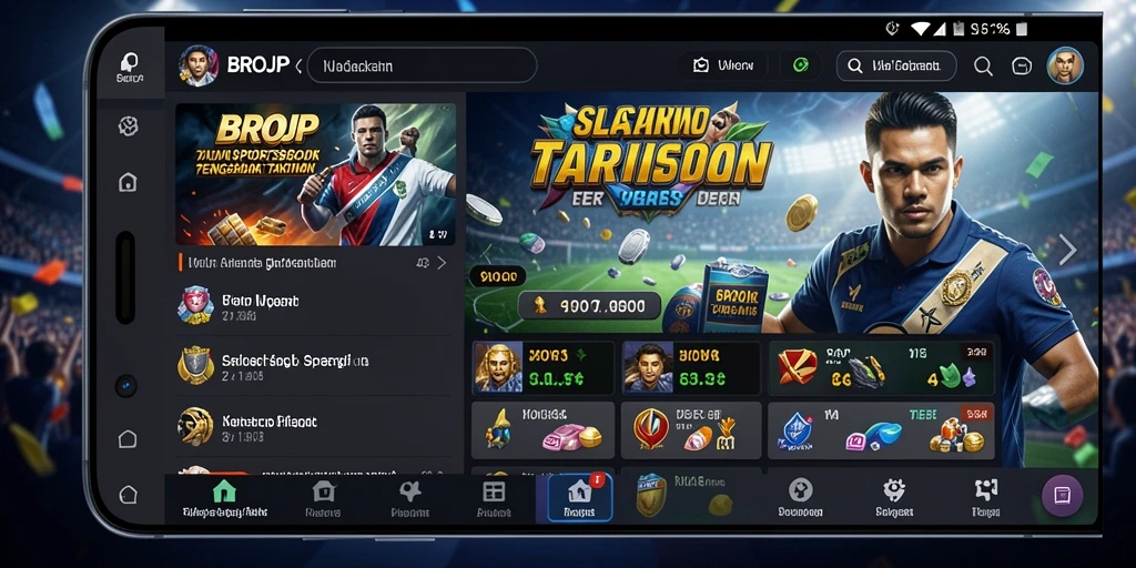 Tampilan gameplay BROJP yang menarik dan interaktif.