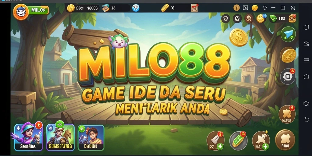 Tampilan gameplay MILO88 yang menenangkan dan mengasyikkan.